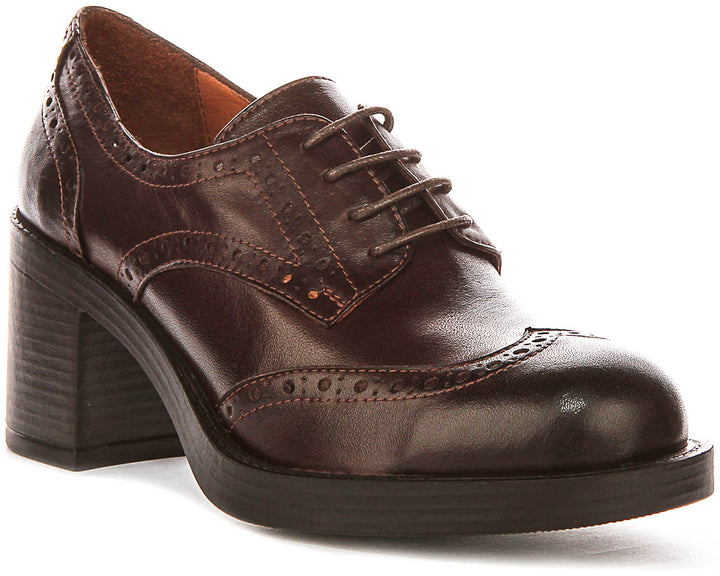 Justinreess England Paulina In Dark Brown For Women