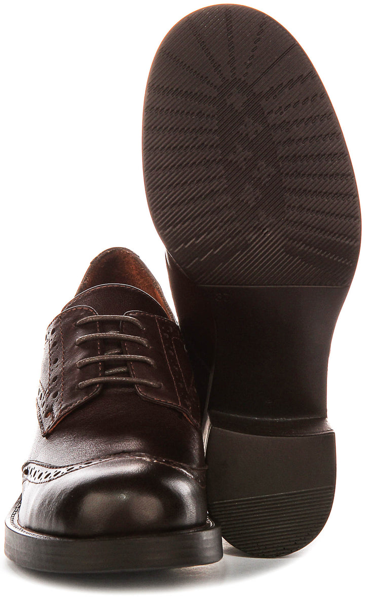 Justinreess England Paulina In Dark Brown For Women