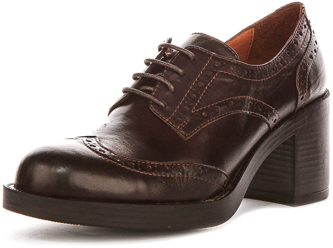 Justinreess England Paulina In Dark Brown For Women