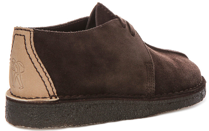Clarks Originals Desert Trek In Dark Brown For Men
