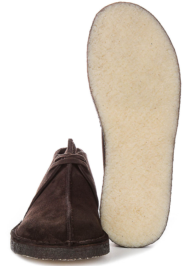 Clarks Originals Desert Trek In Dark Brown For Men