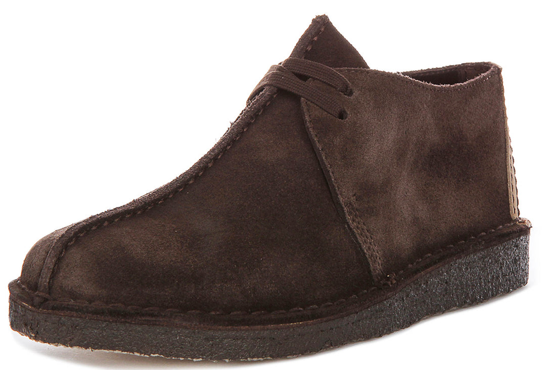 Clarks Originals Desert Trek In Dark Brown For Men