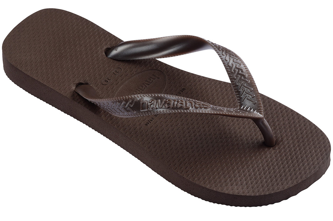 Havaianas Top Tiras In Dark Brown For Women