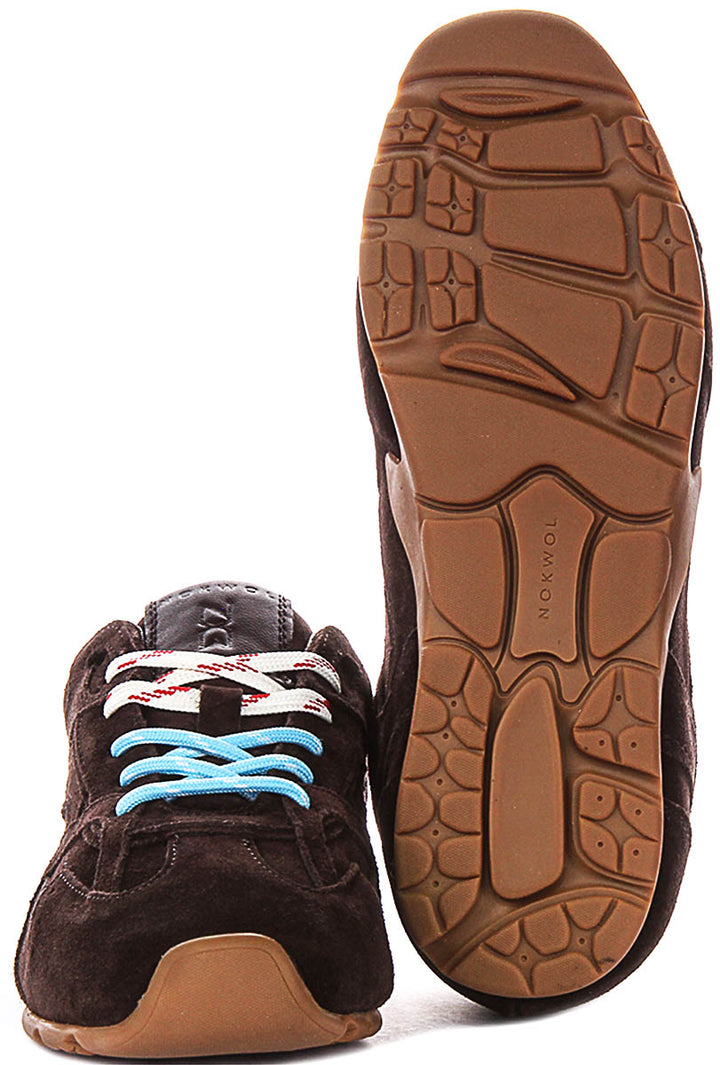 Nokwol Atlas In Dark Brown For Women