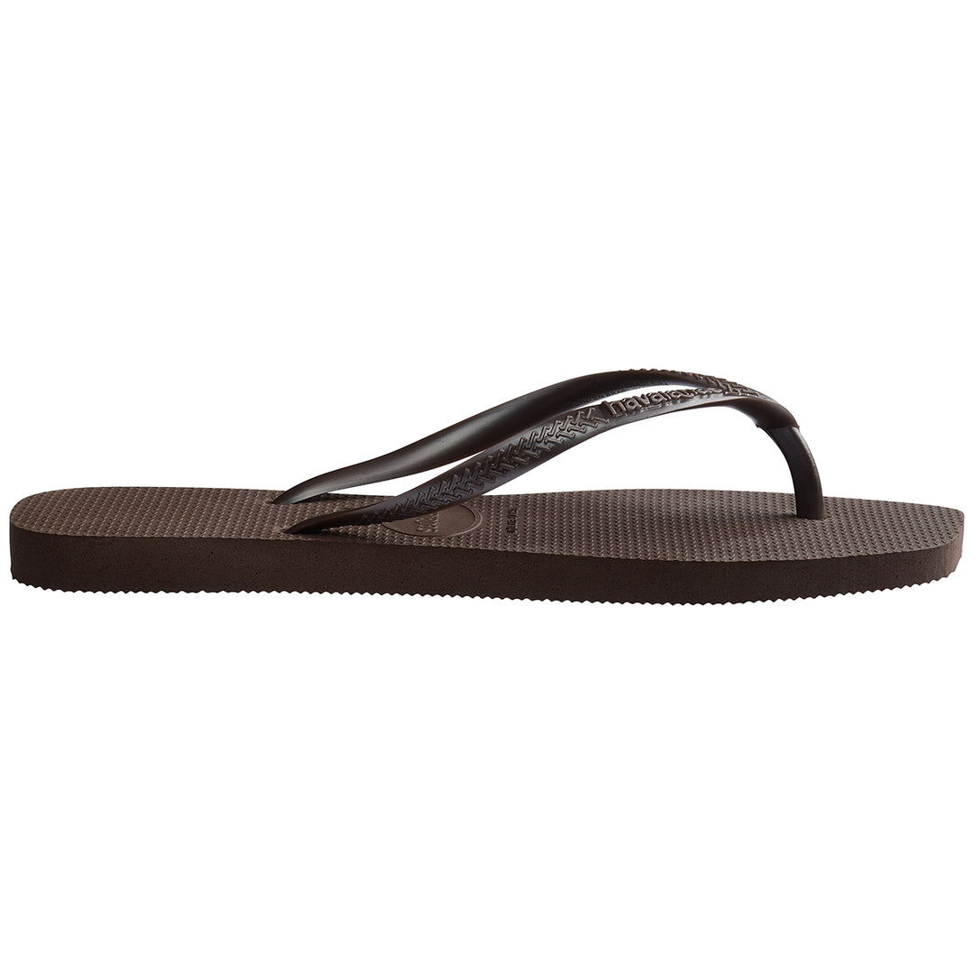 Havaianas Slim Square In Dark Brown For Women