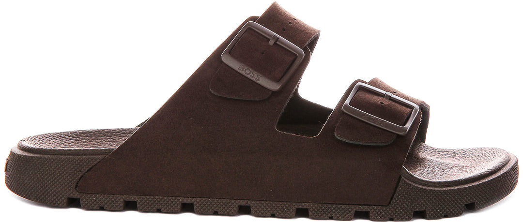 Boss Surfley Sand In Dark Brown For Men