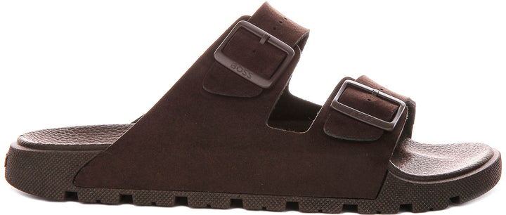 Boss Surfley Sand In Dark Brown For Men