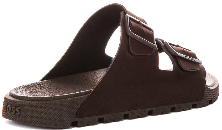 Boss Surfley Sand In Dark Brown For Men
