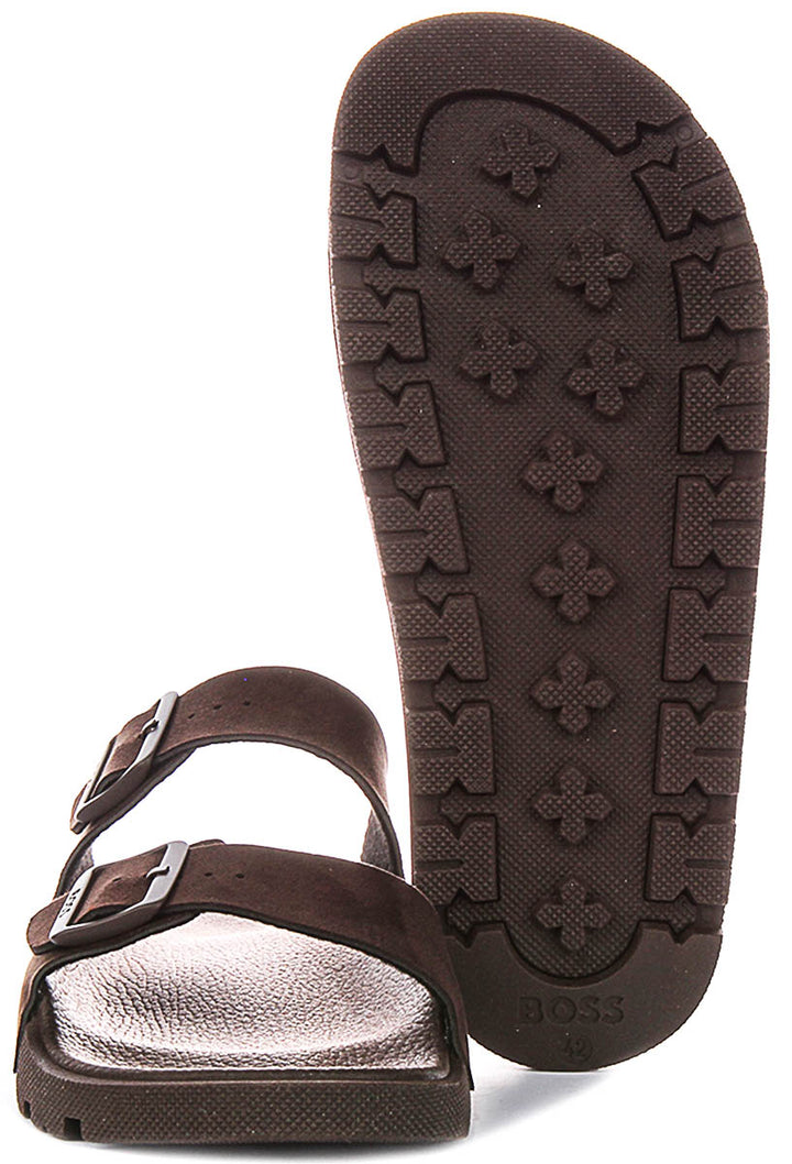 Boss Surfley Sand In Dark Brown For Men