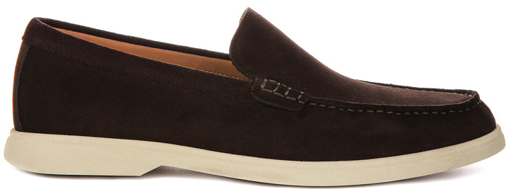 Boss Sienne Loaf Sd In Dark Brown For Men