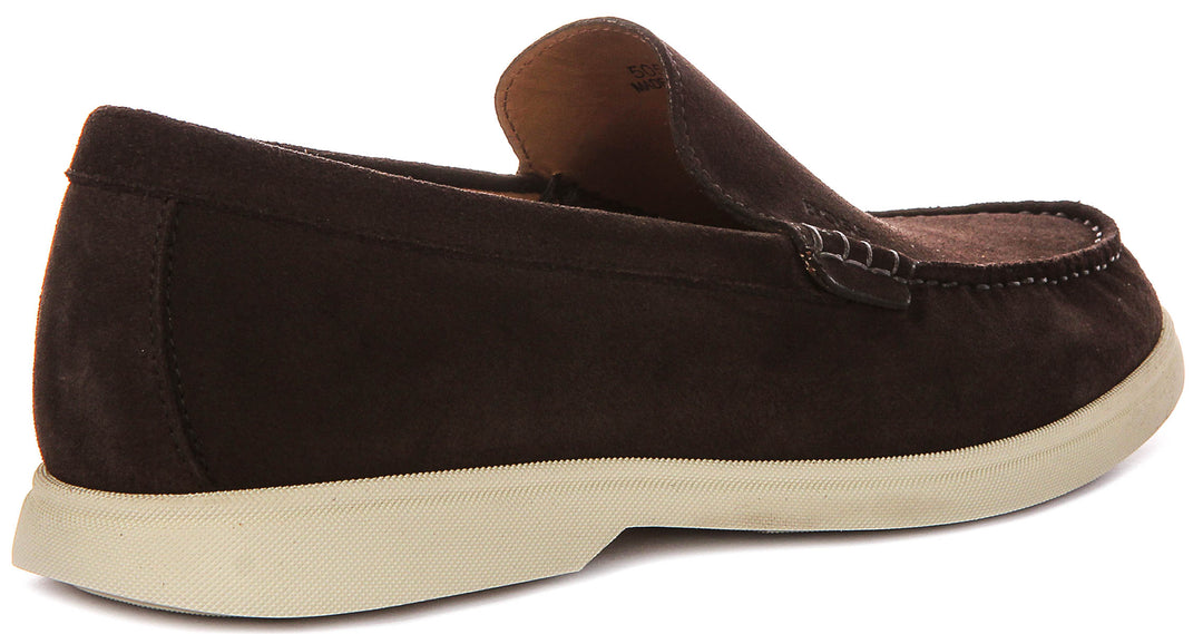 Boss Sienne Loaf Sd In Dark Brown For Men