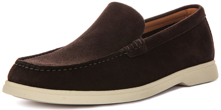 Boss Sienne Loaf Sd In Dark Brown For Men