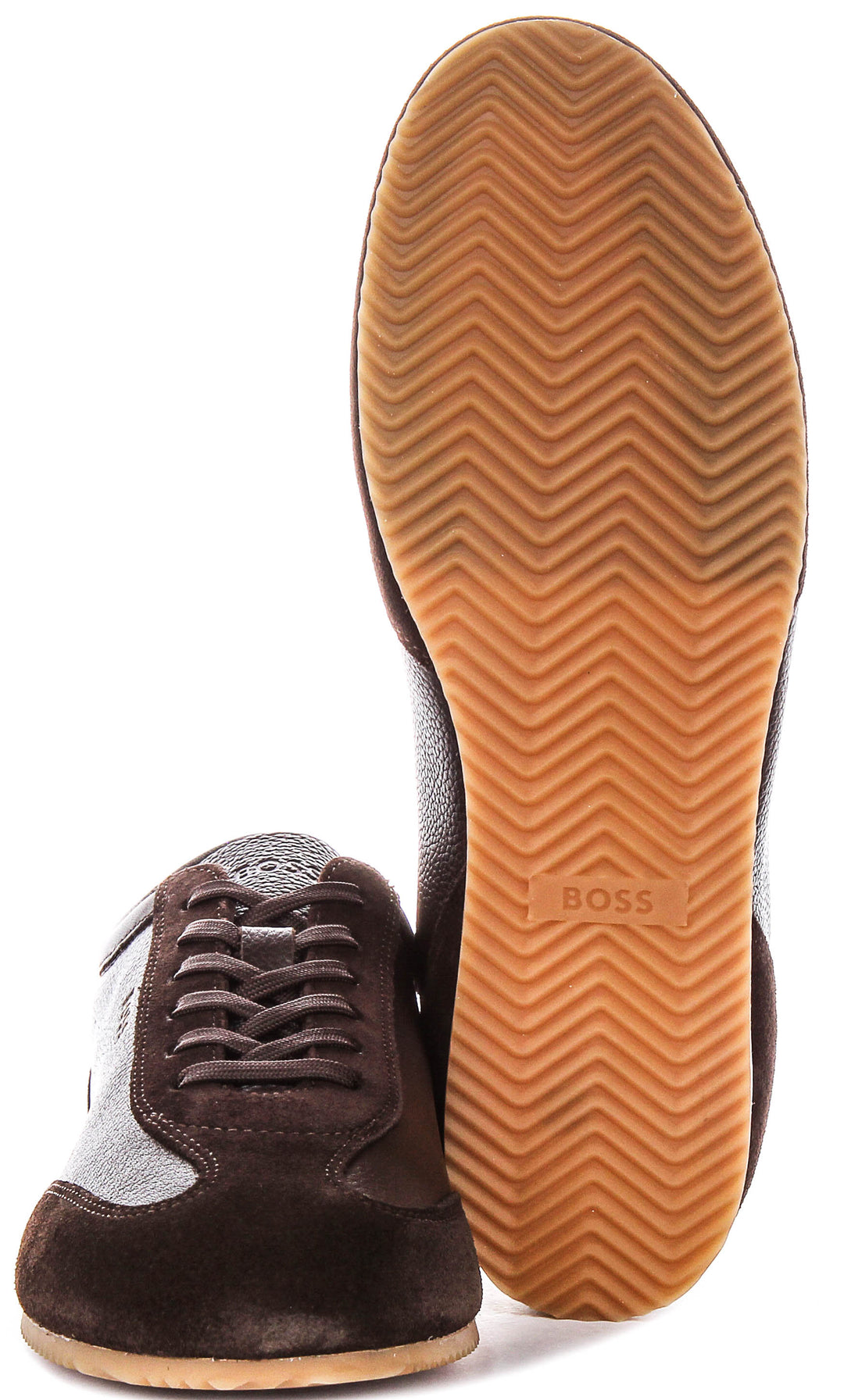 Boss Lineor Low Profile In Dark Brown For Men