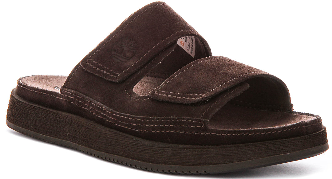 Timberland Casco Cove Slide In Dark Brown For Men