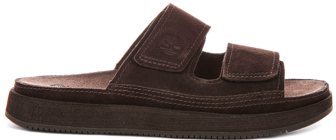 Timberland Casco Cove Slide In Dark Brown For Men