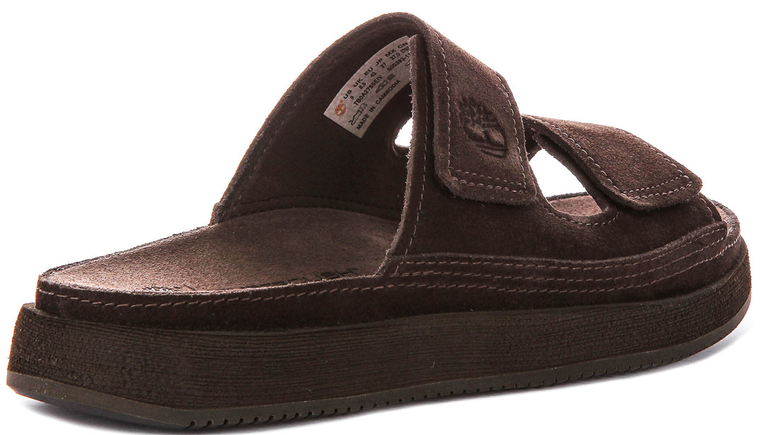 Timberland Casco Cove Slide In Dark Brown For Men