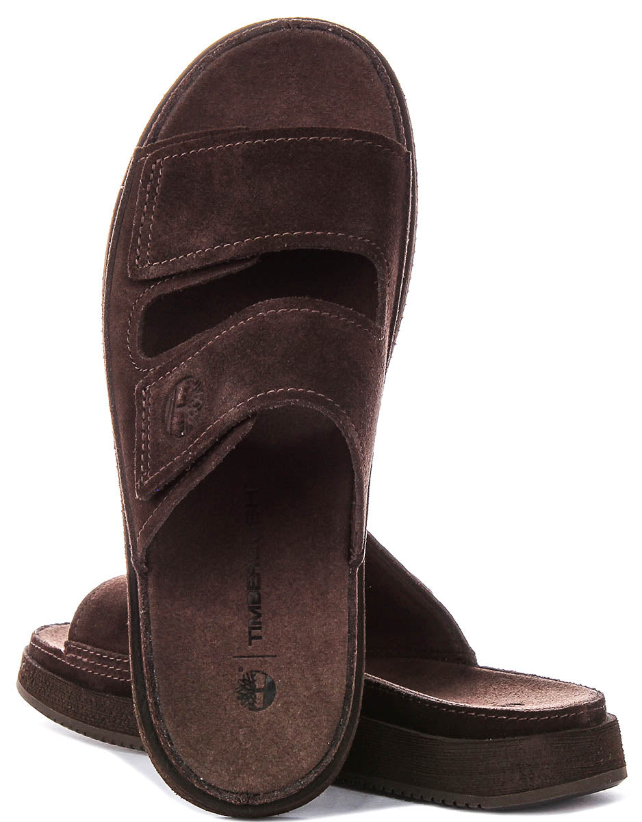 Timberland Casco Cove Slide In Dark Brown For Men