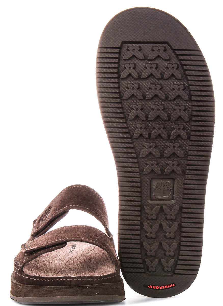 Timberland Casco Cove Slide In Dark Brown For Men