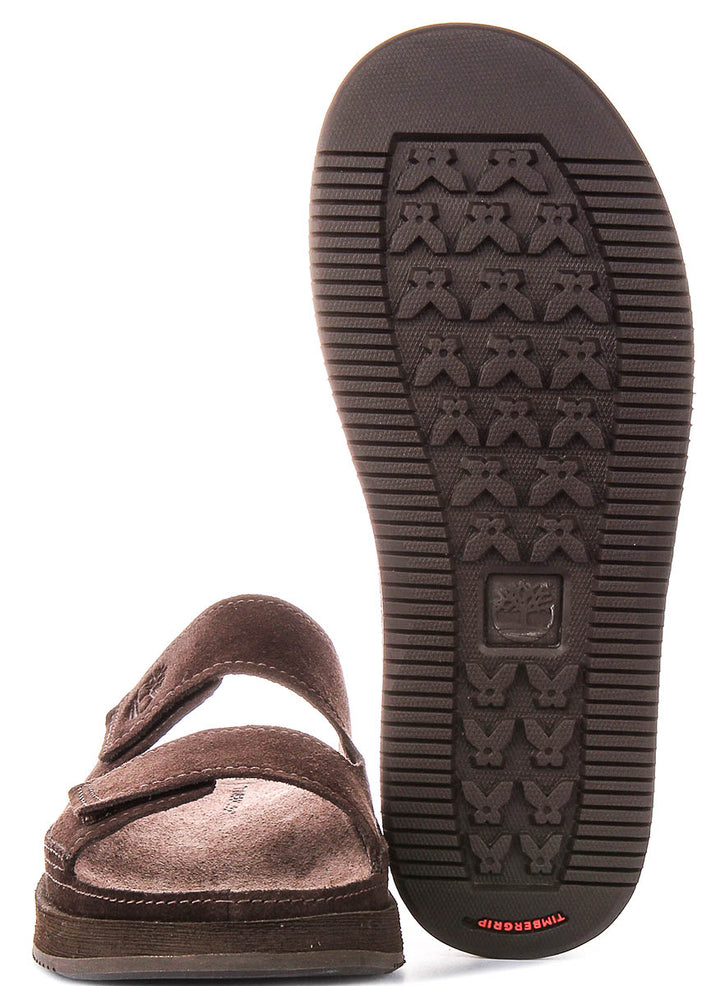 Timberland Casco Cove Slide In Dark Brown For Men