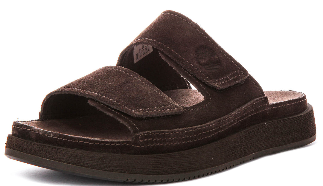 Timberland Casco Cove Slide In Dark Brown For Men