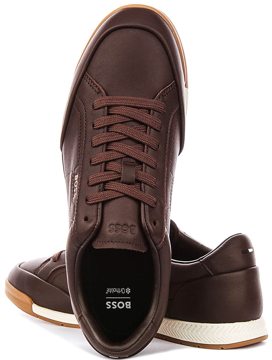 Boss Nitan Low Profile It In Dark Brown For Men