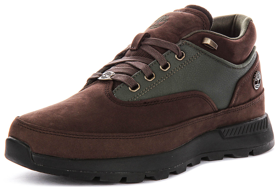 Timberland Euro Grid In Dark Brown For Men Trainer