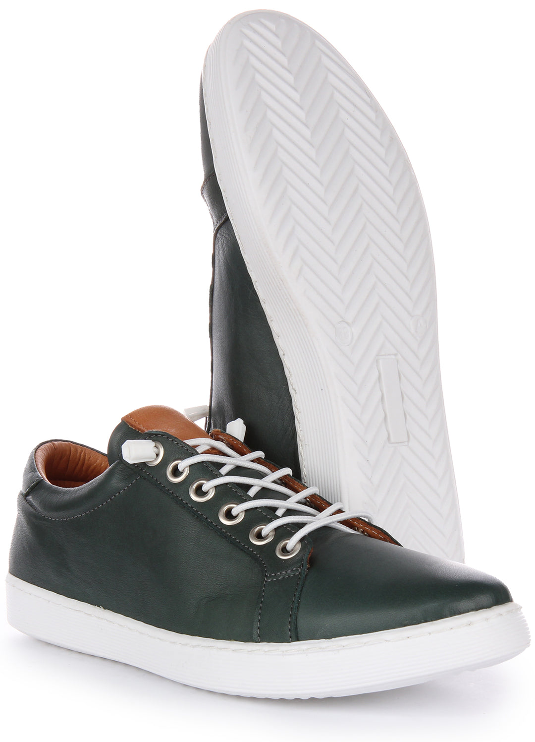 Justinreess England Elita In Dark Green For Women