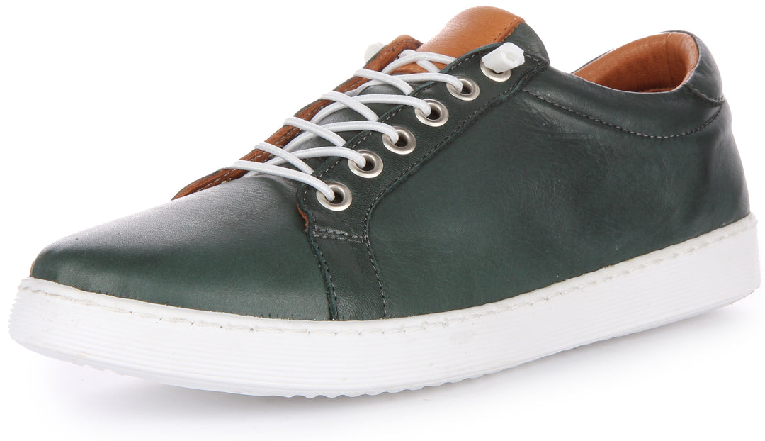 Justinreess England Elita In Dark Green For Women