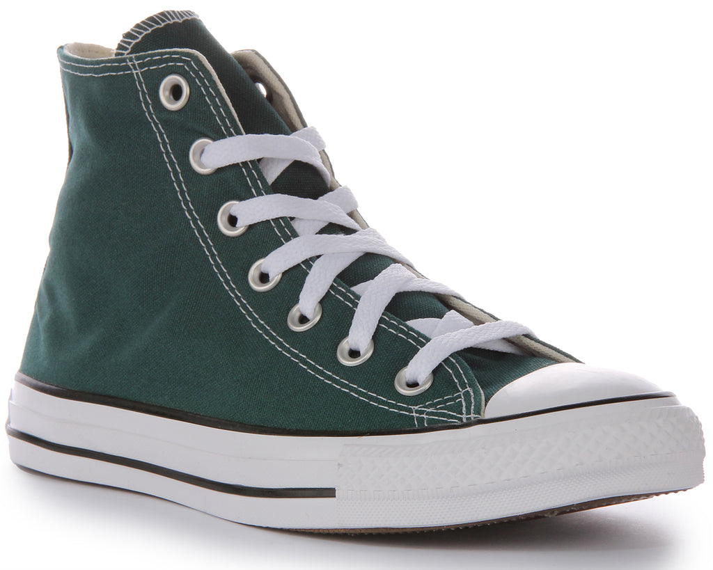 Dark shop green converse