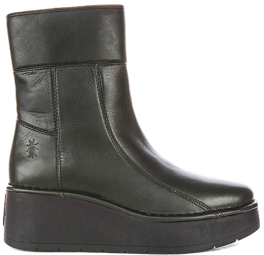 Fly London Hann248 In Dark Green For Women