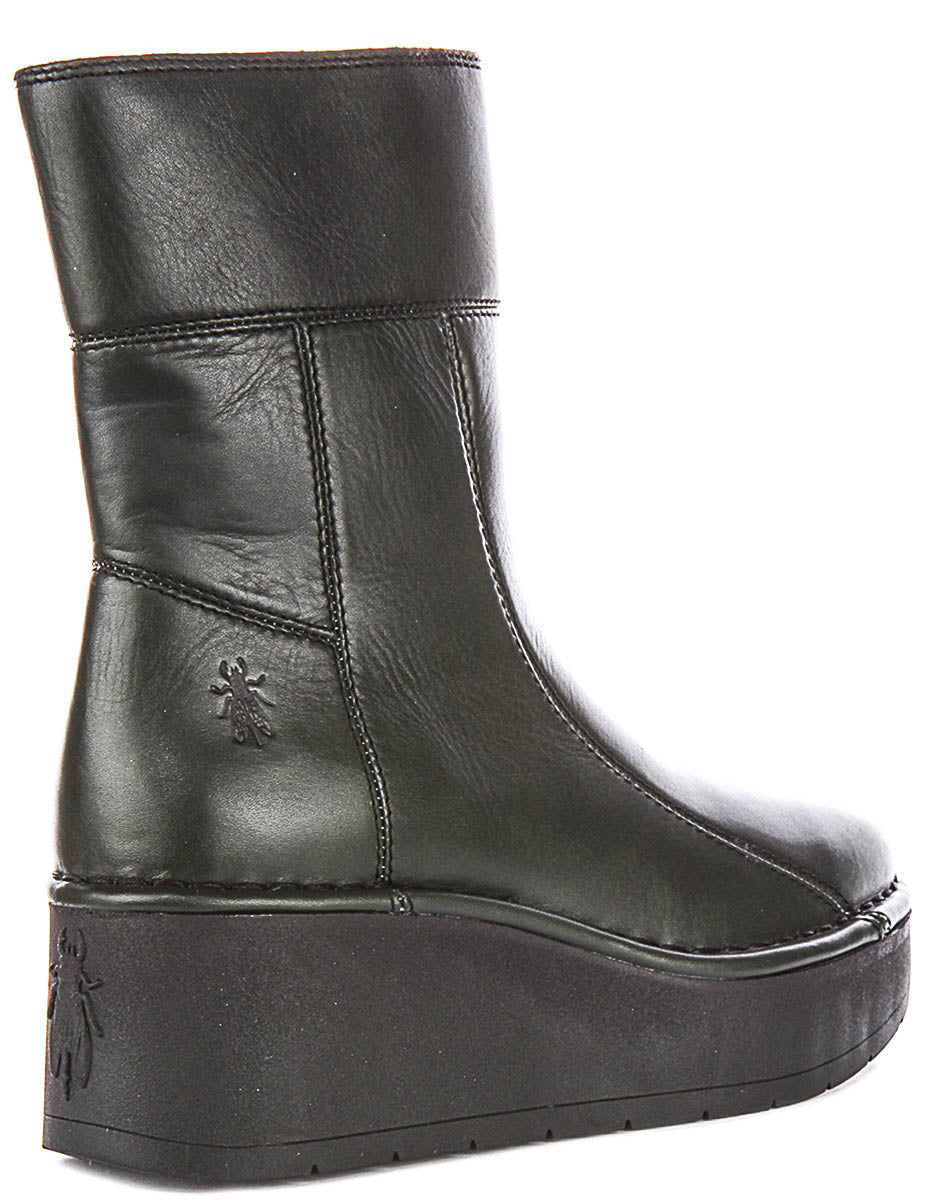 Fly London Hann248 In Dark Green For Women