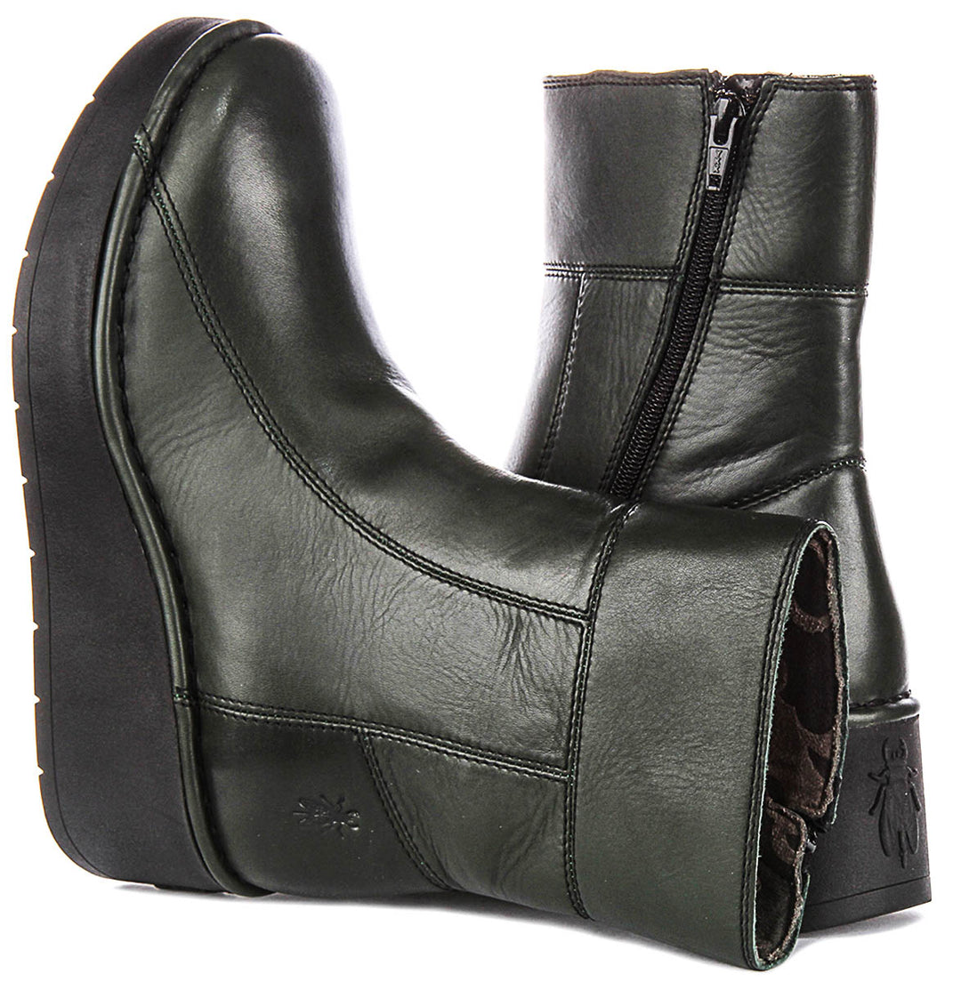 Fly London Hann248 In Dark Green For Women