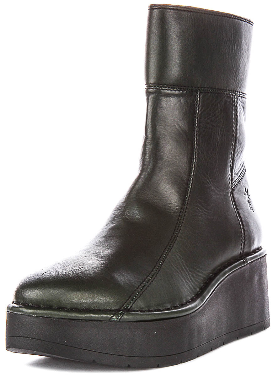 Fly London Hann248 In Dark Green For Women