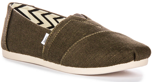 Toms Alpargata Heritage In Dark Green For Women