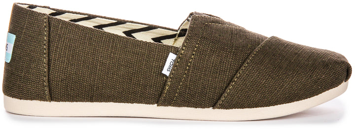 Toms Alpargata Heritage In Dark Green For Women