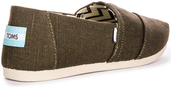 Toms Alpargata Heritage In Dark Green For Women