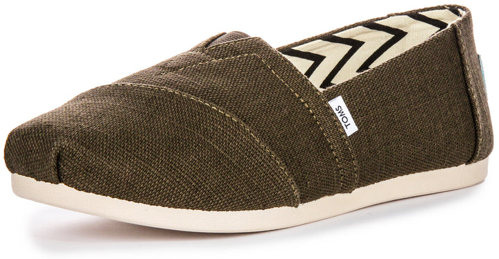 Toms Alpargata Heritage In Dark Green For Women