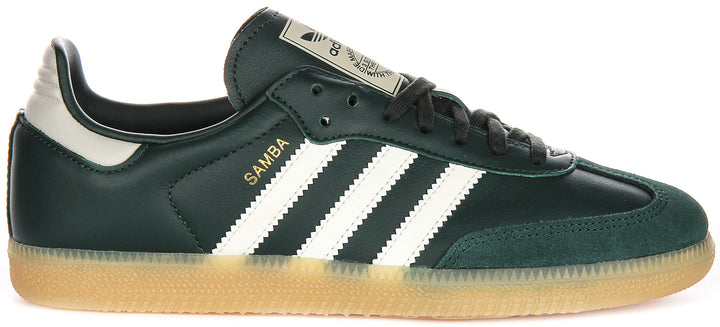 Adidas Samba OG J In Dark Green For Youth