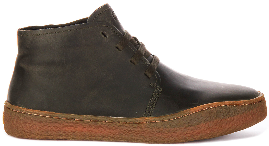 Camper Peu Terreno In Dark Green Boots