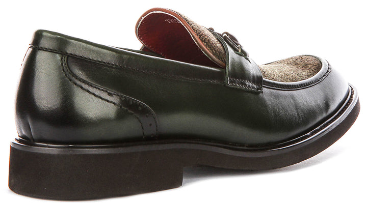 Justinreess England Tristian Twe In Dark Green For Men