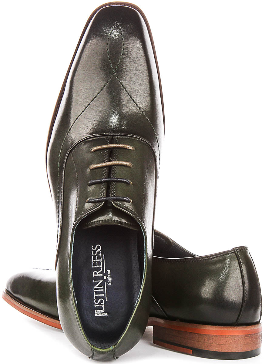 Justinreess England Jett In Dark Green For Men