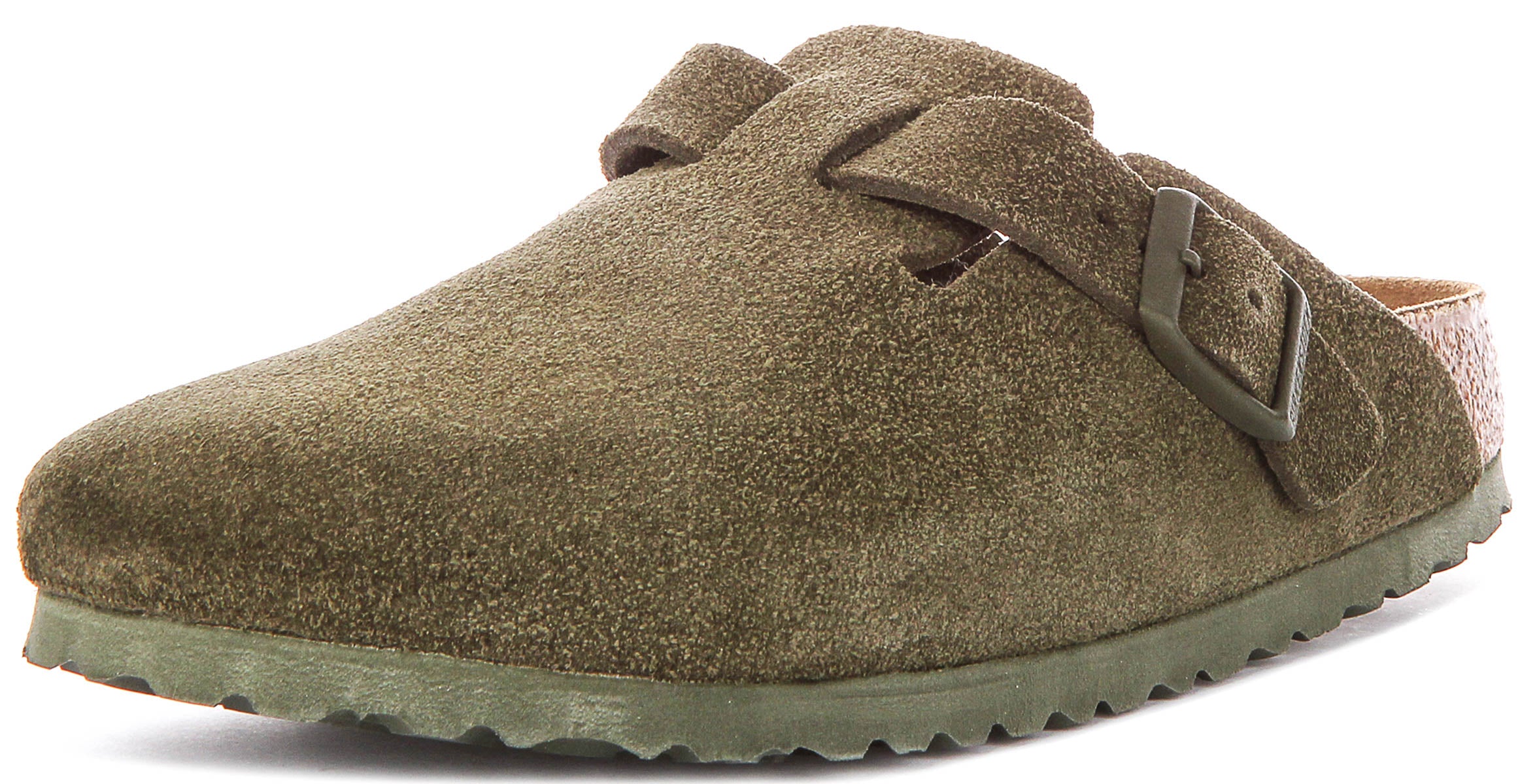 靴 BIRKENSTOCK Boston BS Bold Green 37 Birkenstock Boston Bs In Dark Green | Narrow Fit Closed Toe Clogs