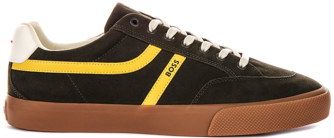 Boss Aiden Tennis In Dark Green For Men Sneaker