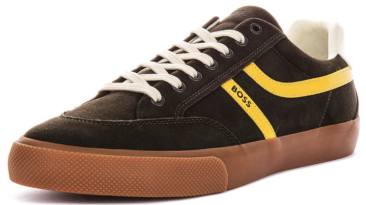 Boss Aiden Tennis In Dark Green For Men Sneaker