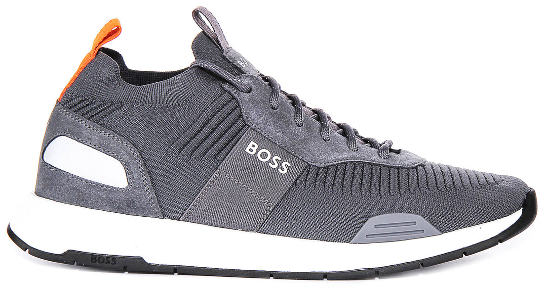 Boss Titanium Runner In Dark Grey For Men