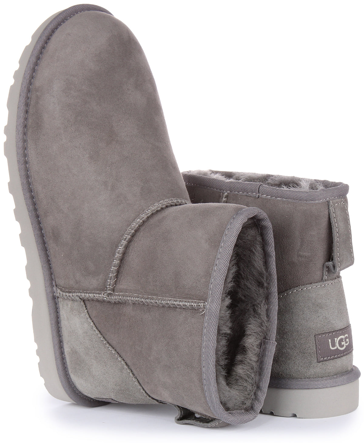 Mens ugg boots gray sale