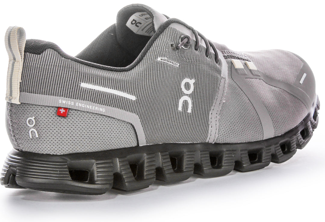 On Running Cloud 5 Waterproof In Dark Grey For Men