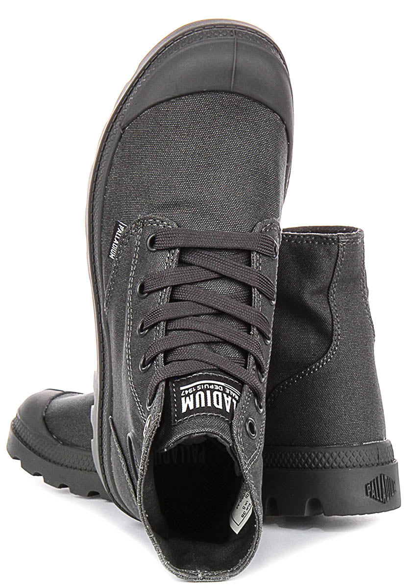 Palladium Mono Chrome In Dark Grey For Unisex