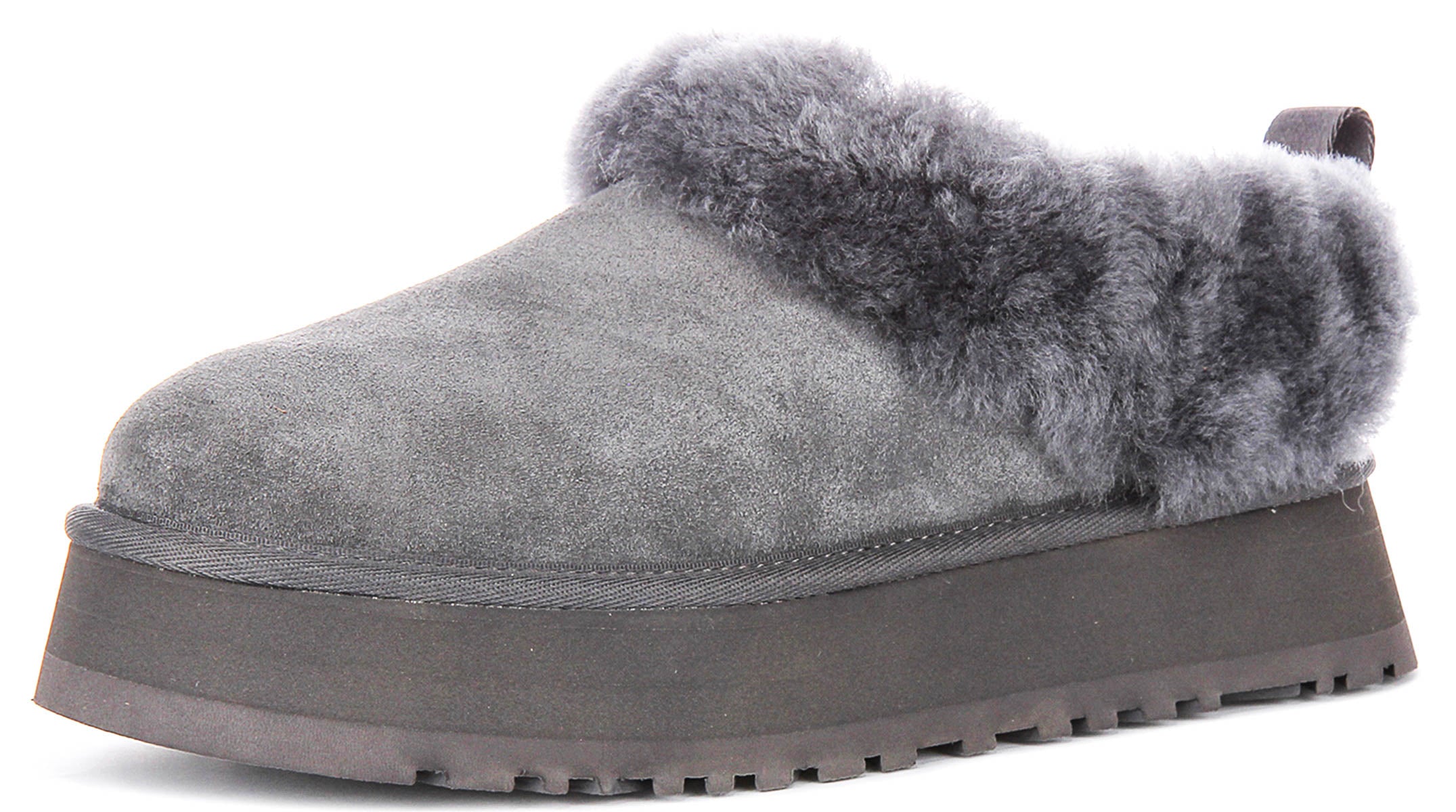 Ugg Australia Tazzelle In Dark Grey For Women | Warm Platform