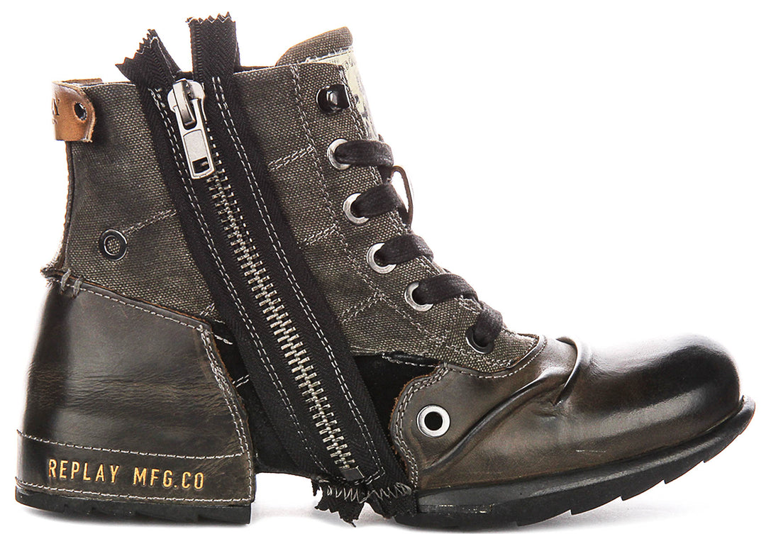 Replay Grip Limited In Dark Brown For Men